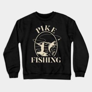 Pike Fishing Crewneck Sweatshirt